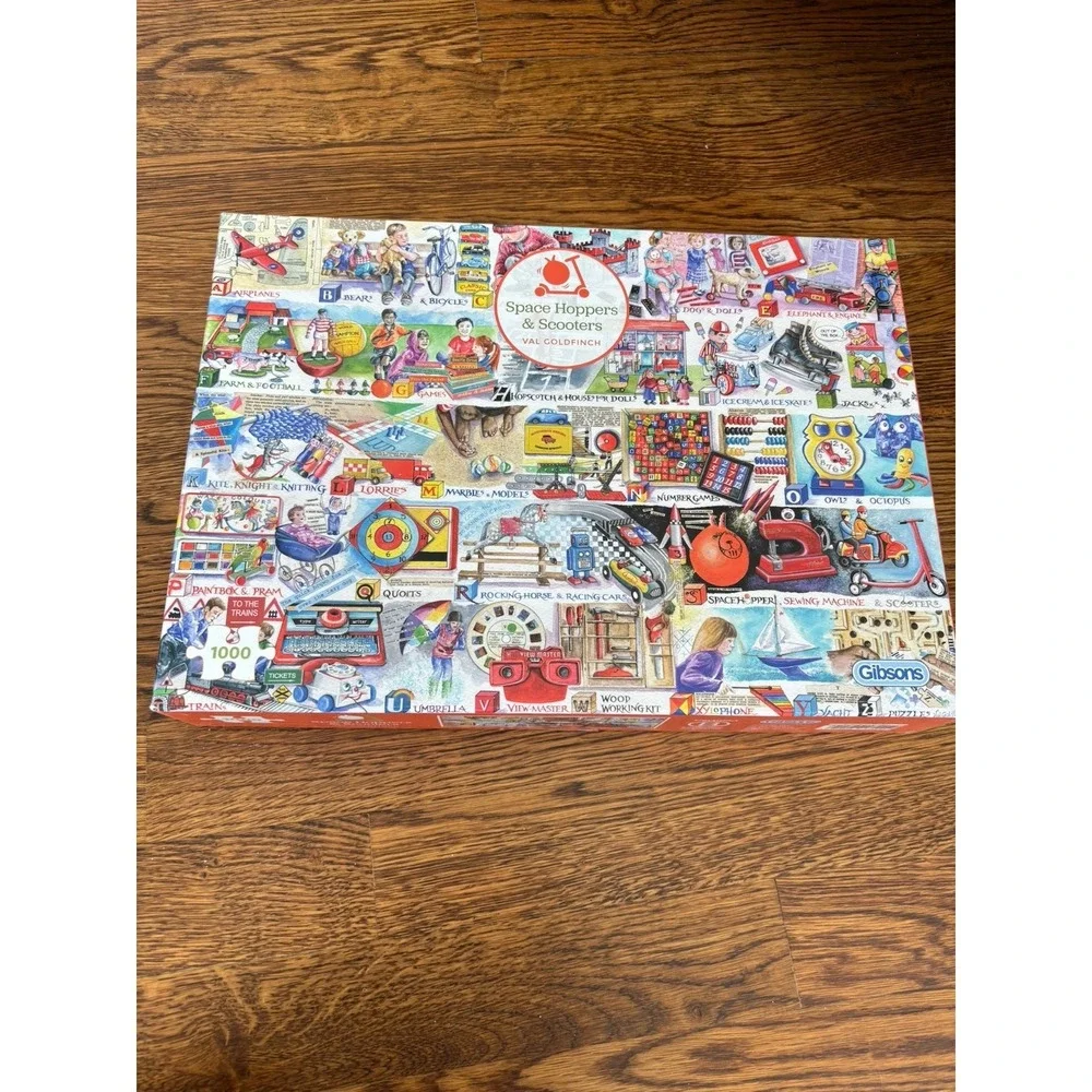 Space Hoppers And Scooters 1,000 Piece Jigsaw Puzzle New Sealed
